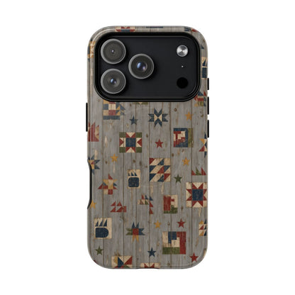 Weathered Barn Quilt Magnetic Case - iPhone 18 Pro
