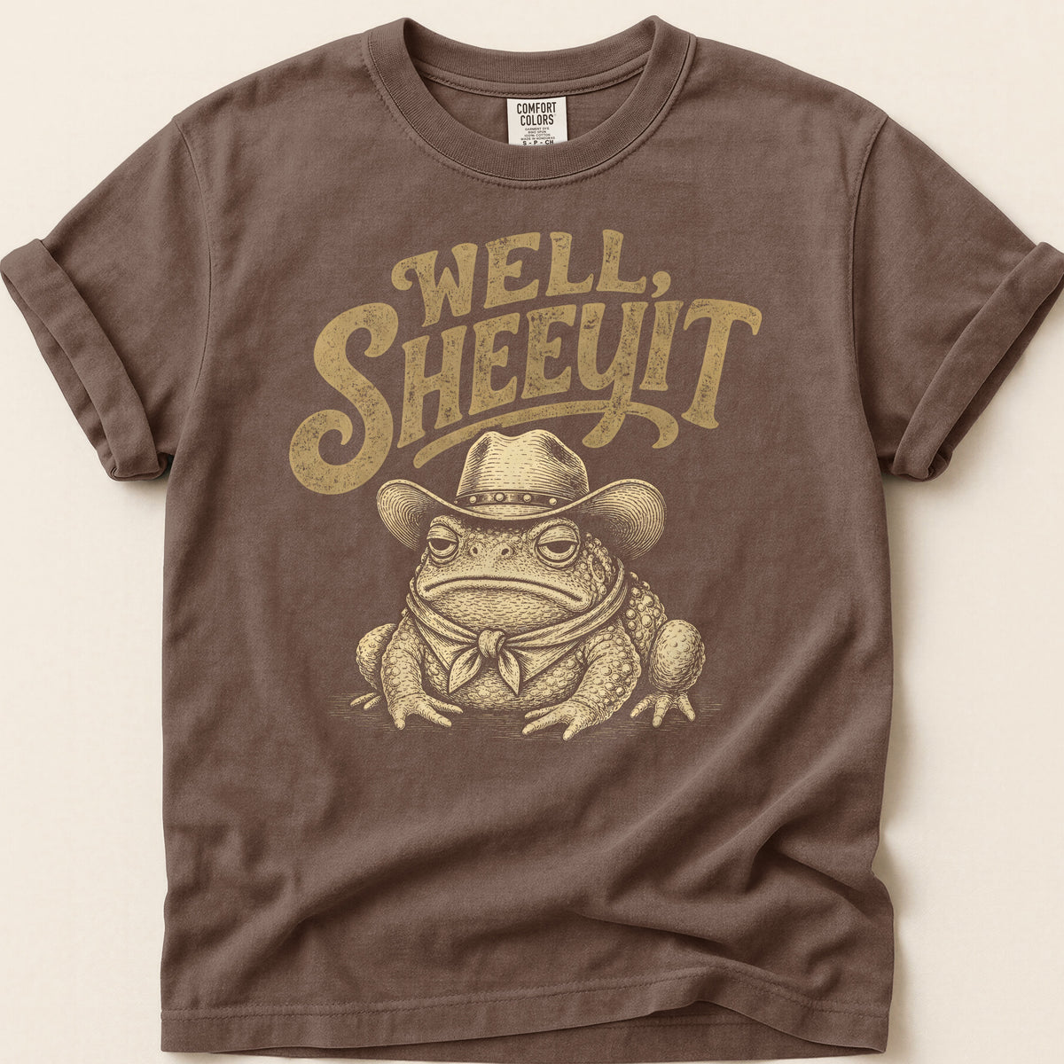 Well Sheeyit T-shirt on Espresso