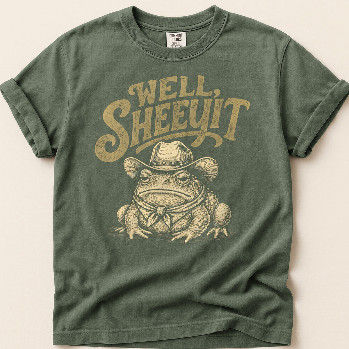 Well Sheeyit T-shirt on Moss