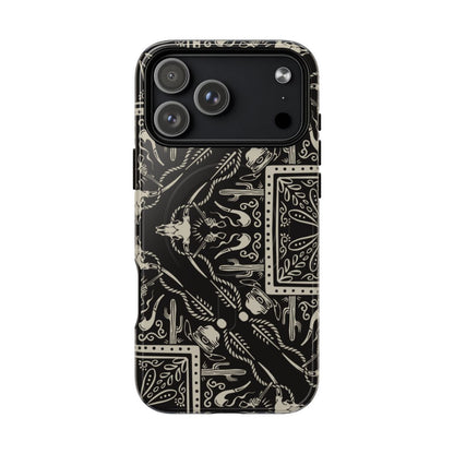 Western Black Bandana Magnetic Case