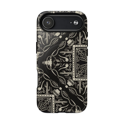 Western Black Bandana Magnetic Case