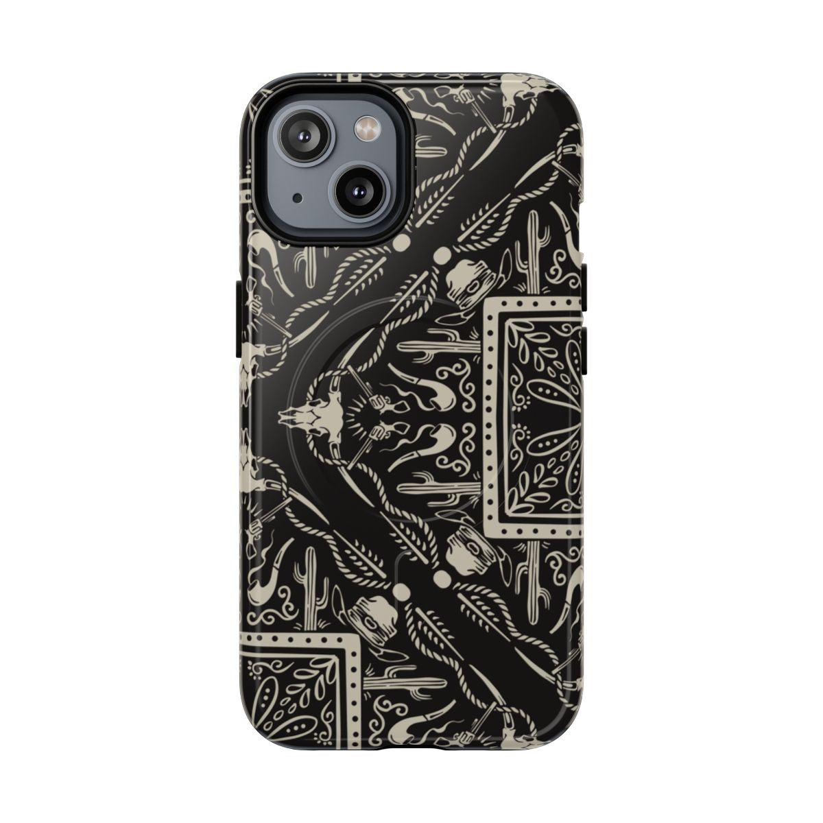 Western Black Bandana Magnetic Case