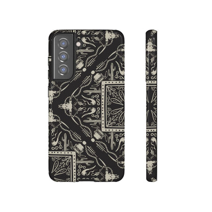 Western Black Bandana Tough Case
