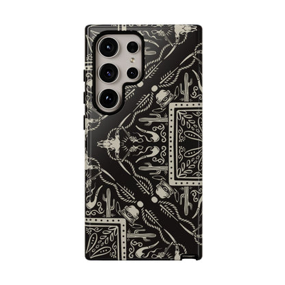 Western Black Bandana Tough Case