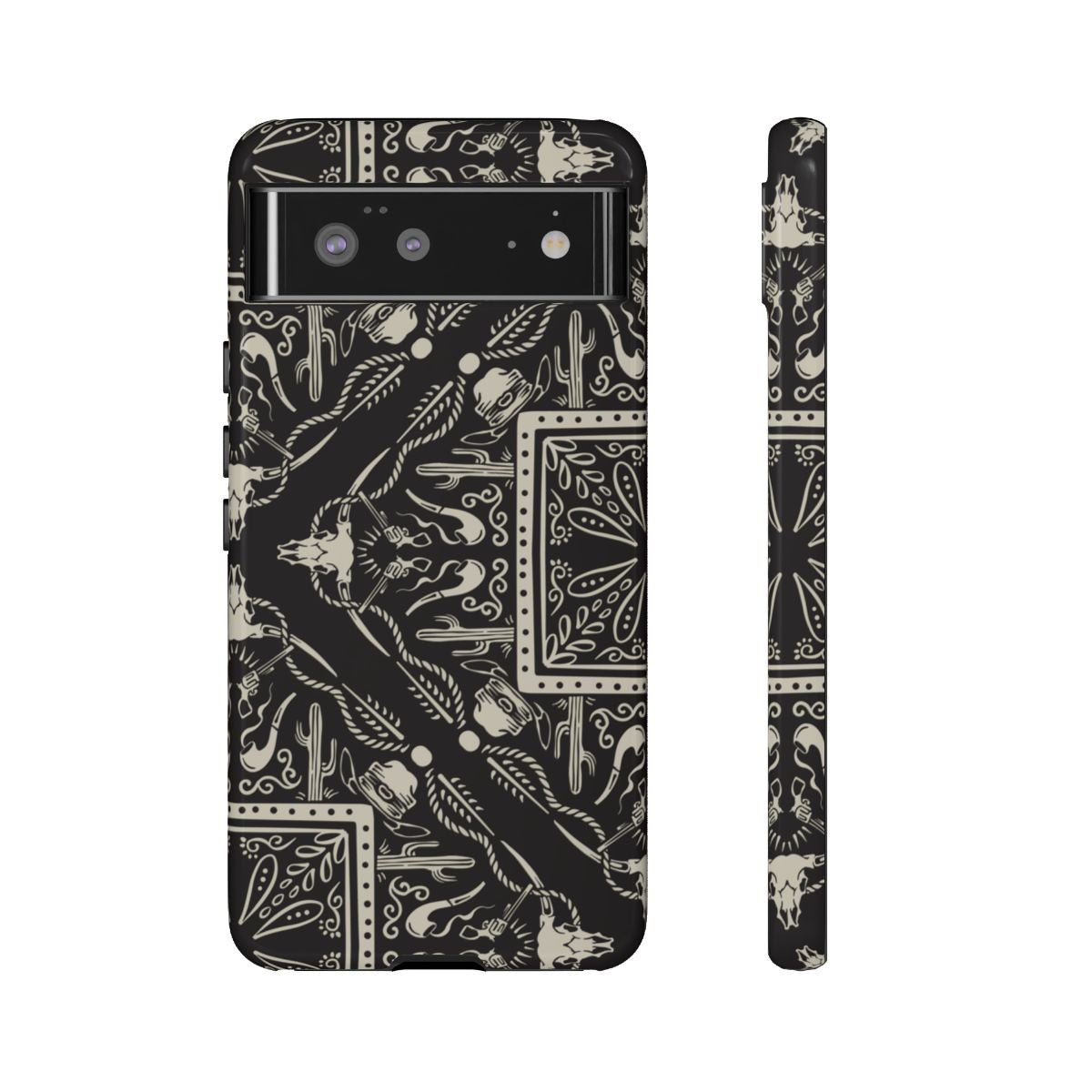 Western Black Bandana Tough Case
