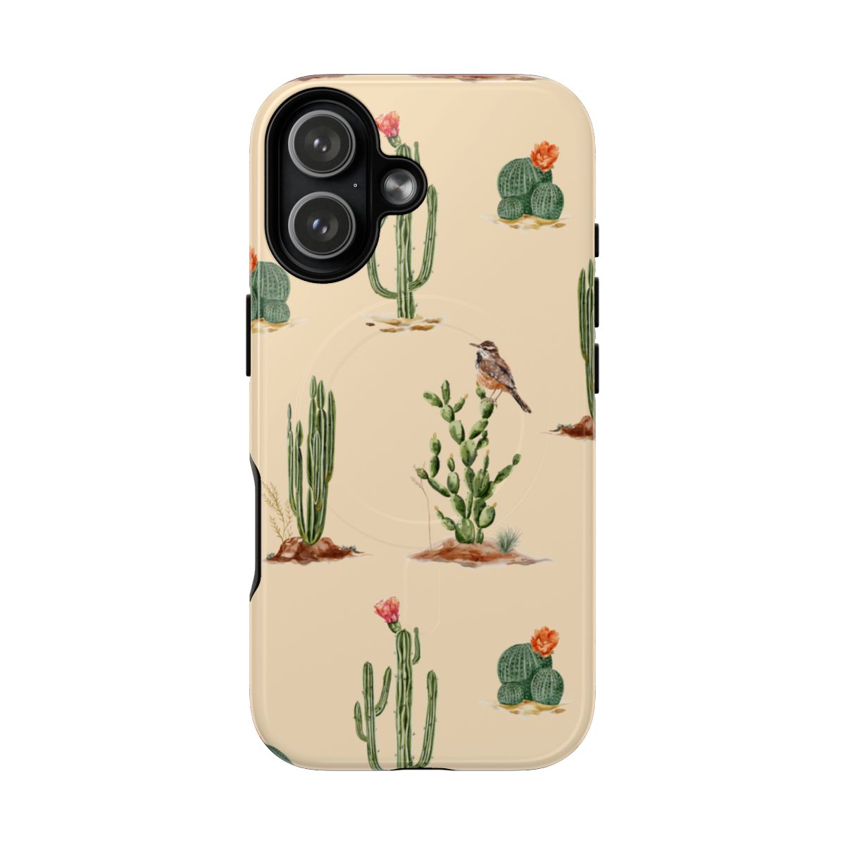 Western Cactus Magnetic Case