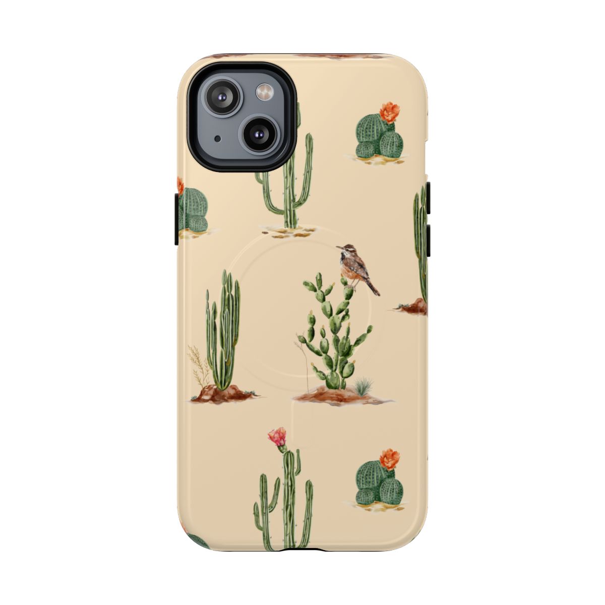Western Cactus Magnetic Case