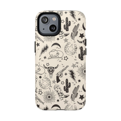 Western Doodles Magnetic Case