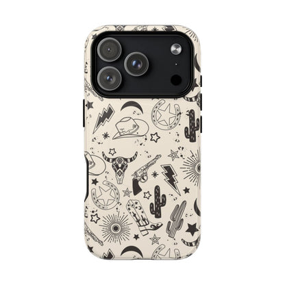 Western Doodles Magnetic Case
