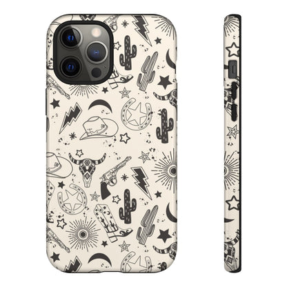 Western Doodles Tough Case