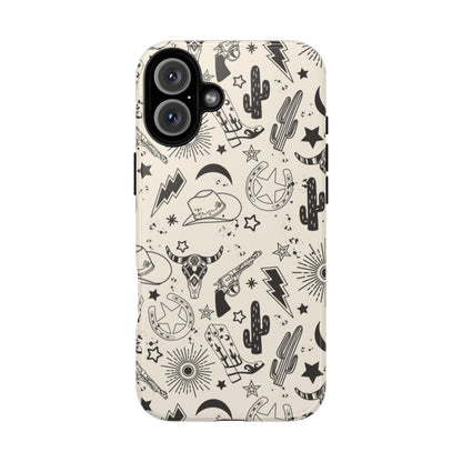 Western Doodles Tough Case