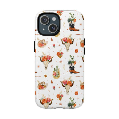 Western Floral Magnetic Case