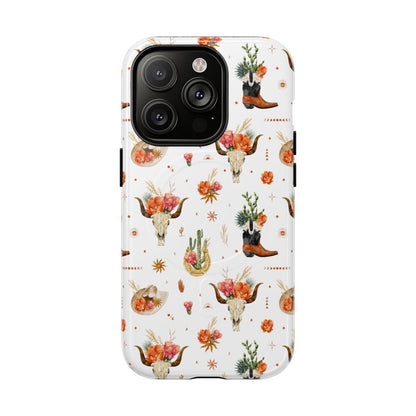 Western Floral Magnetic Case