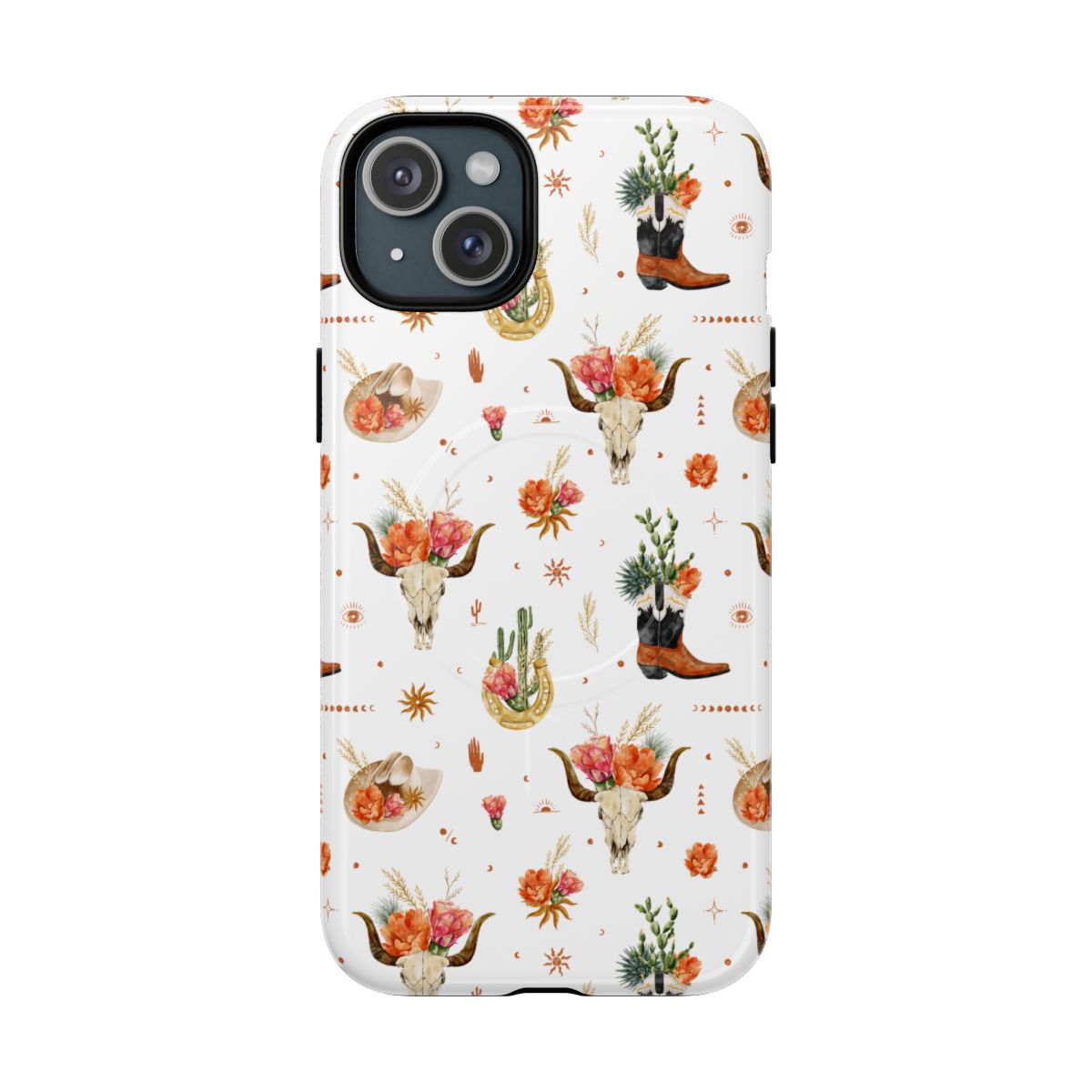 Western Floral Magnetic Case