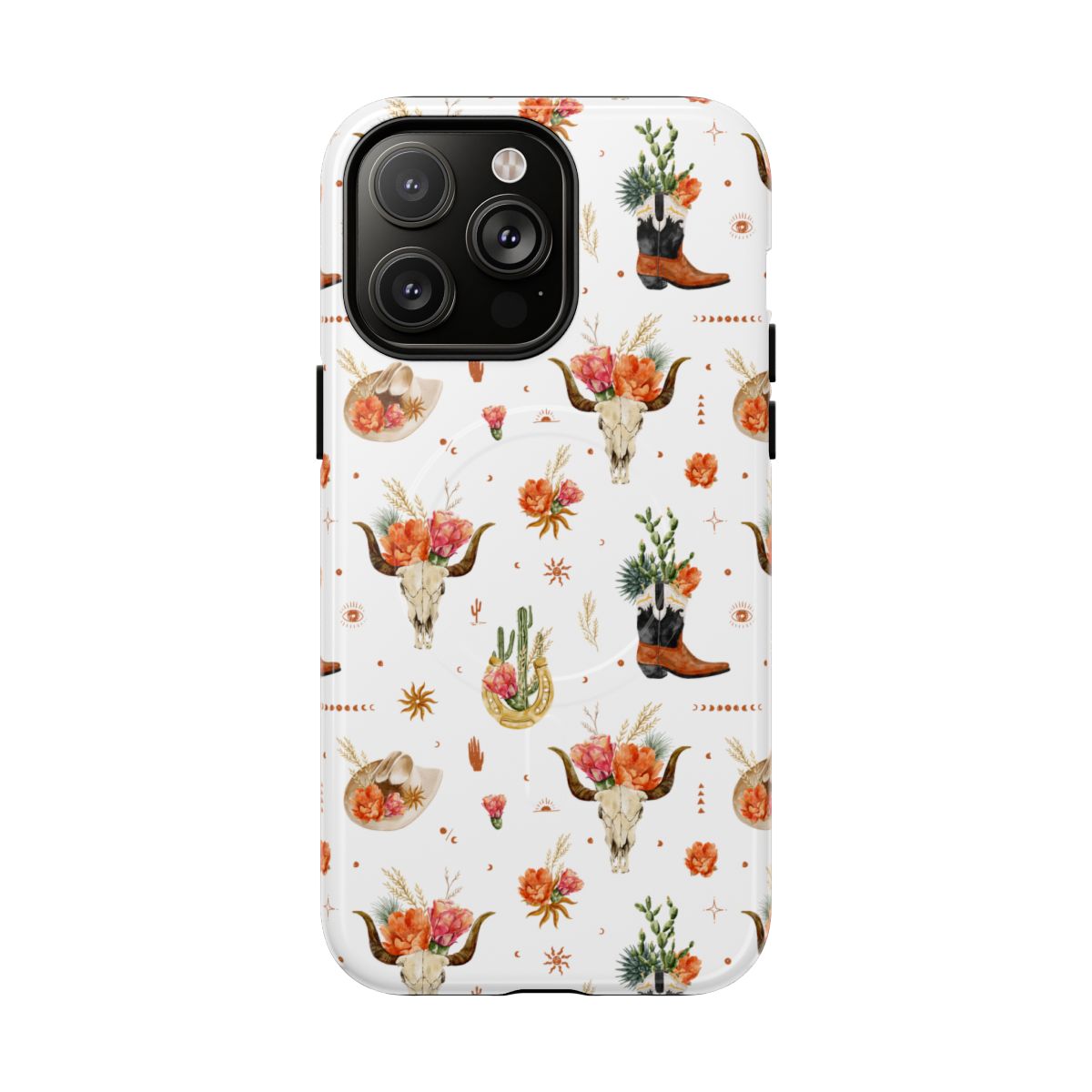 Western Floral Magnetic Case