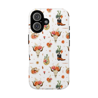 Western Floral Magnetic Case