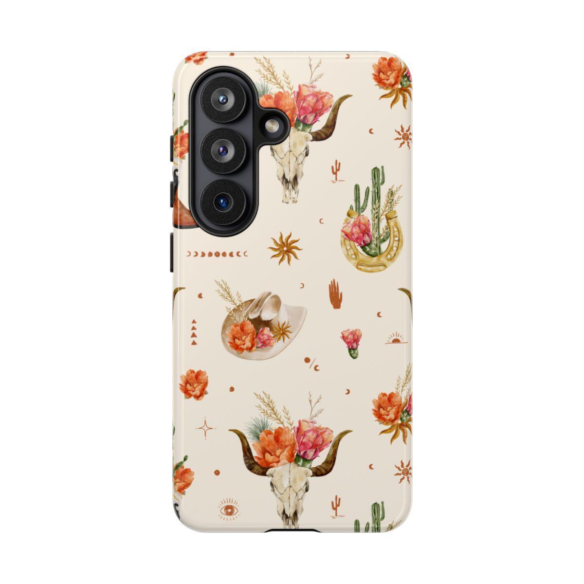 Western Floral Tough Case