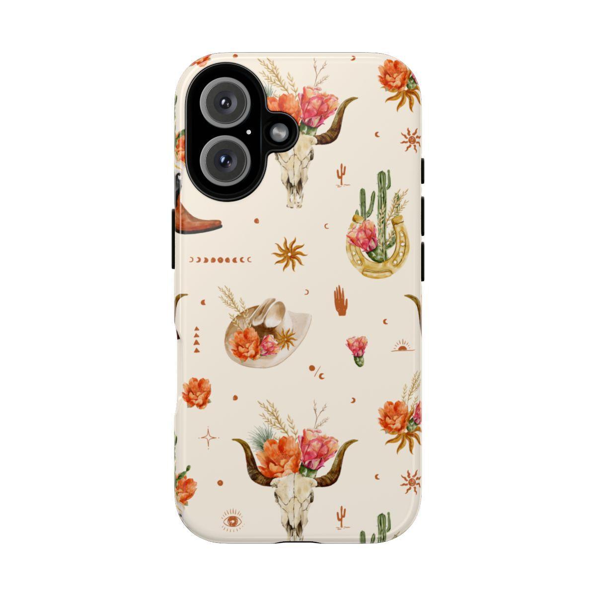 Western Floral Tough Case