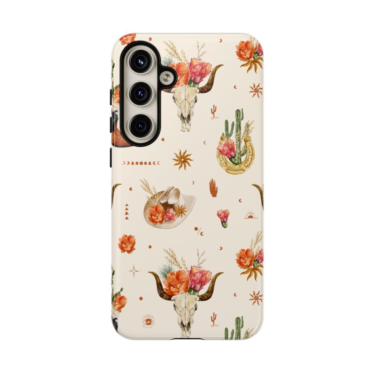 Western Floral Tough Case