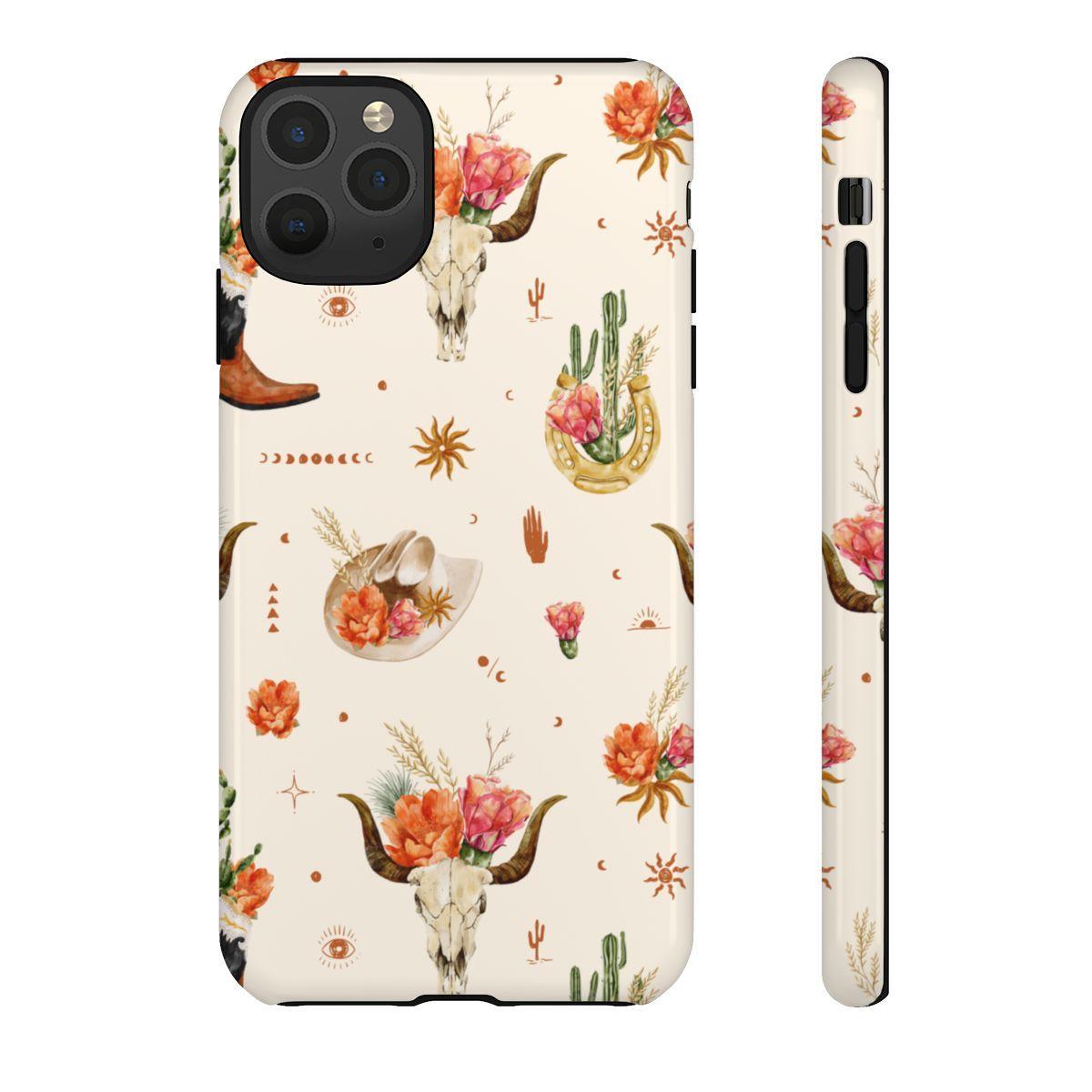 Western Floral Tough Case