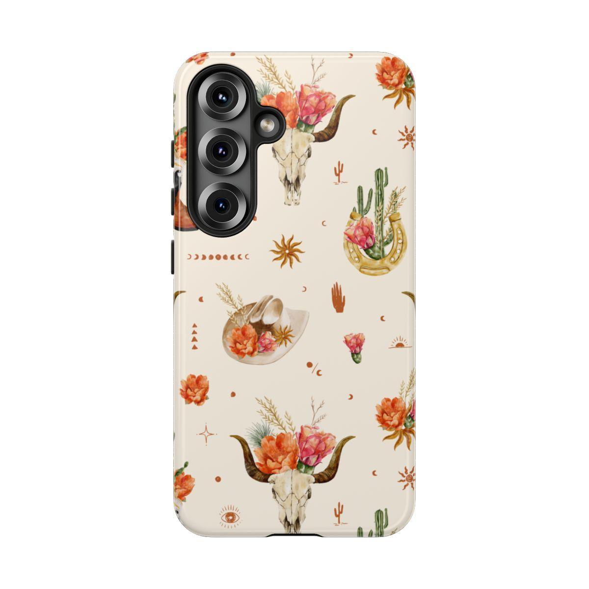 Western Floral Tough Case
