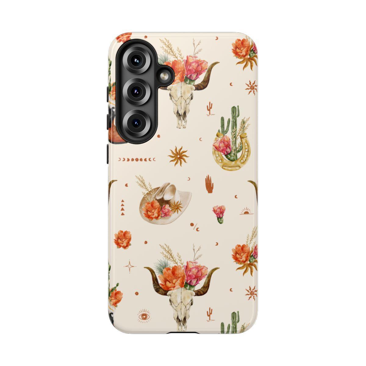 Western Floral Tough Case