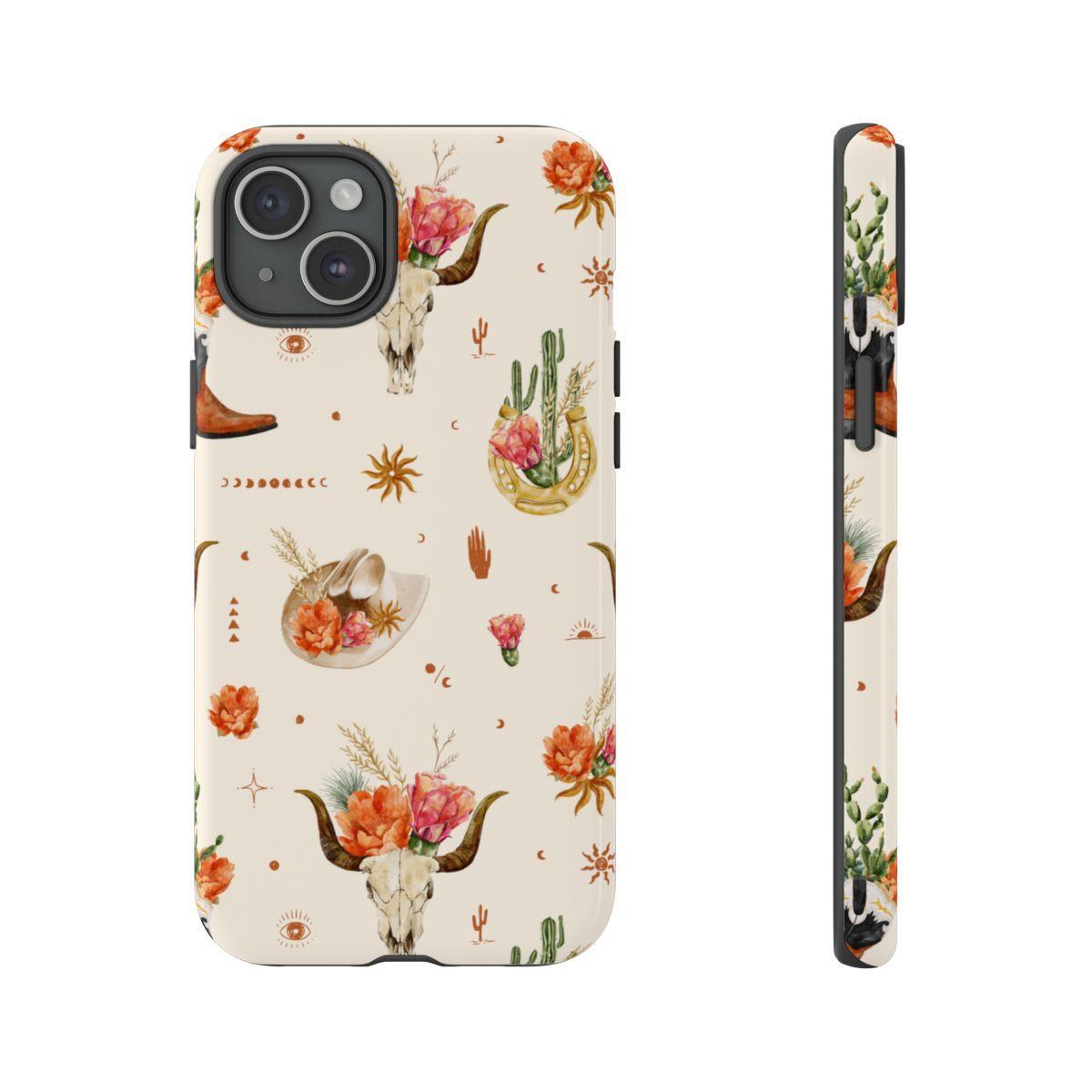 Western Floral Tough Case