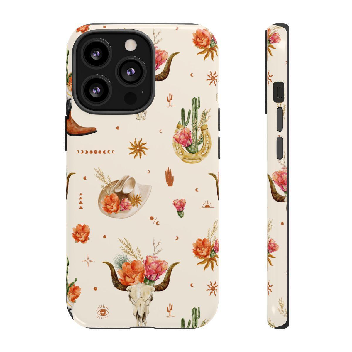 Western Floral Tough Case