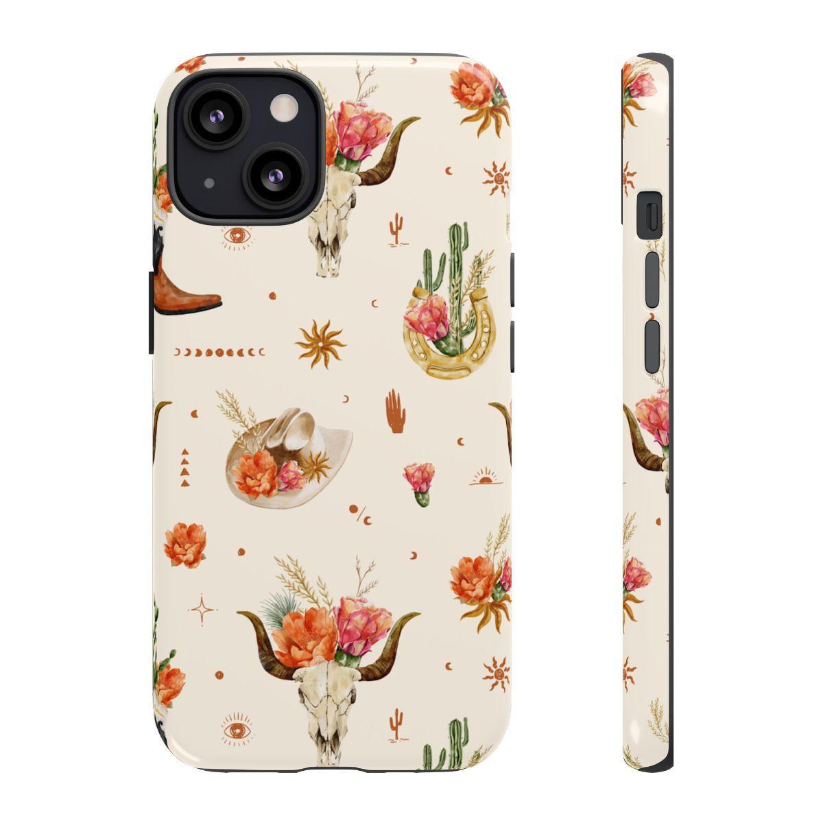 Western Floral Tough Case