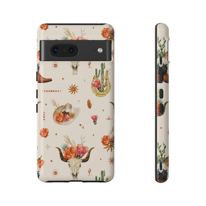 Western Floral Tough Case