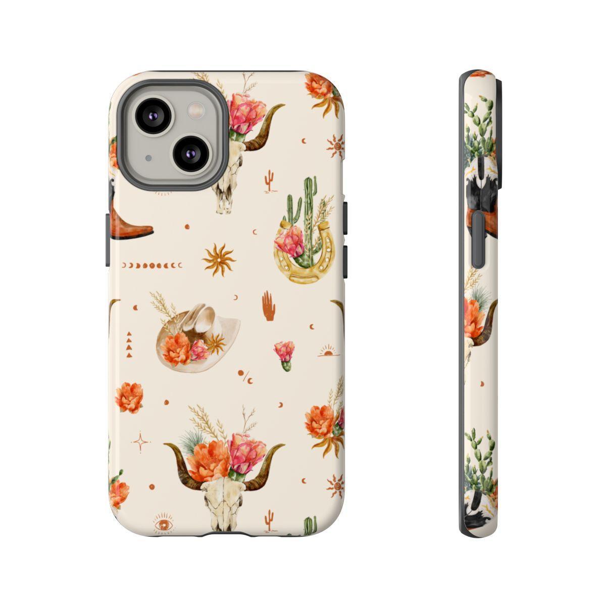 Western Floral Tough Case
