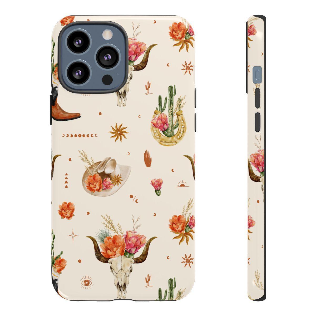 Western Floral Tough Case