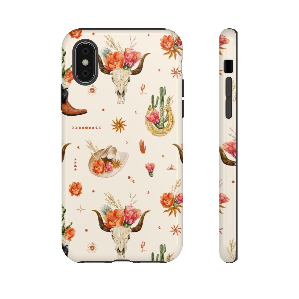 Western Floral Tough Case