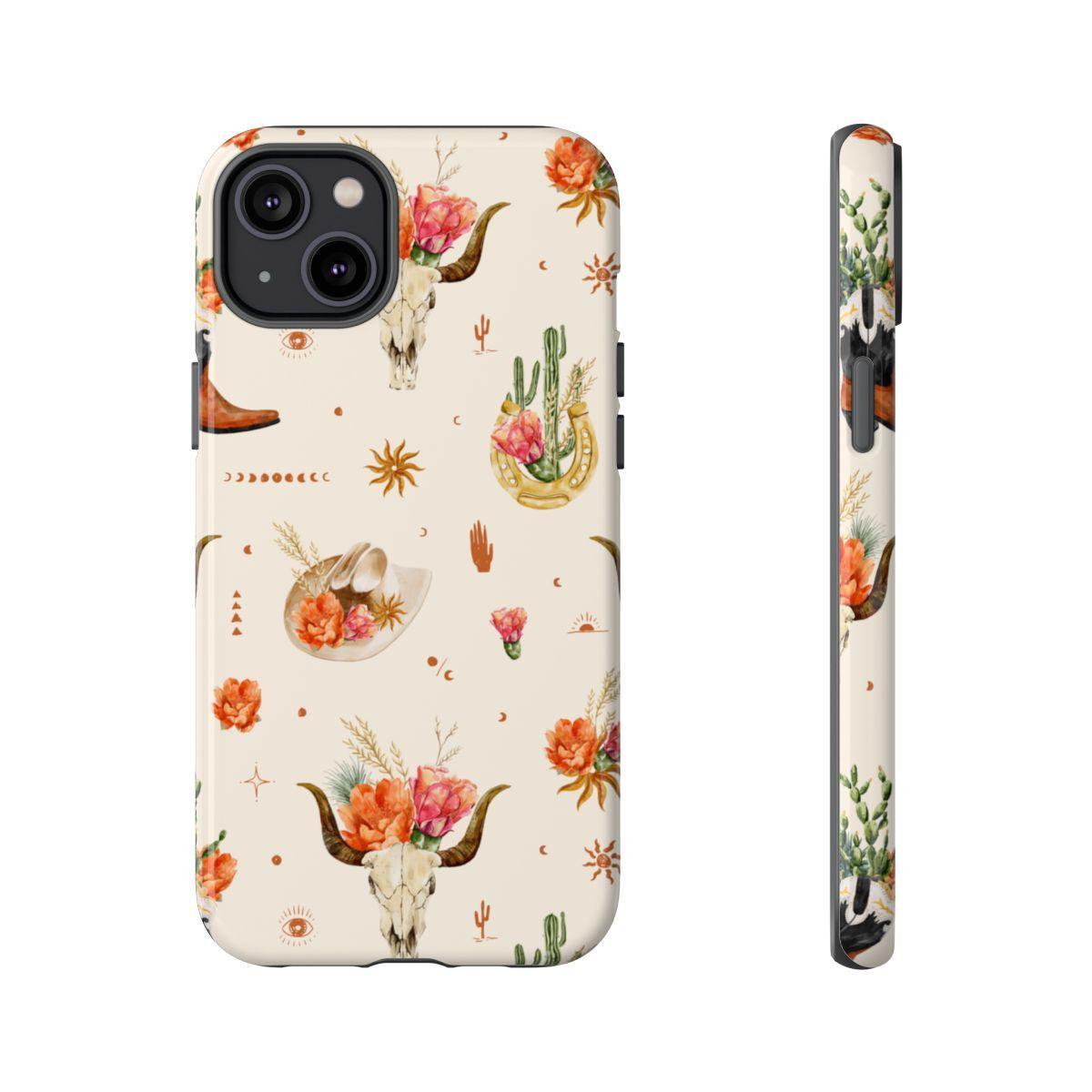 Western Floral Tough Case