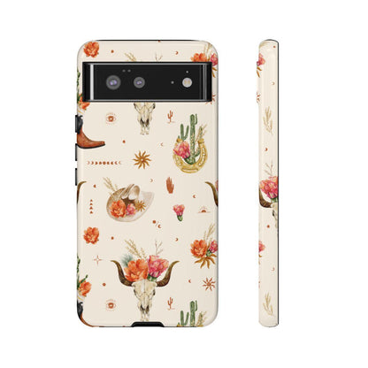 Western Floral Tough Case