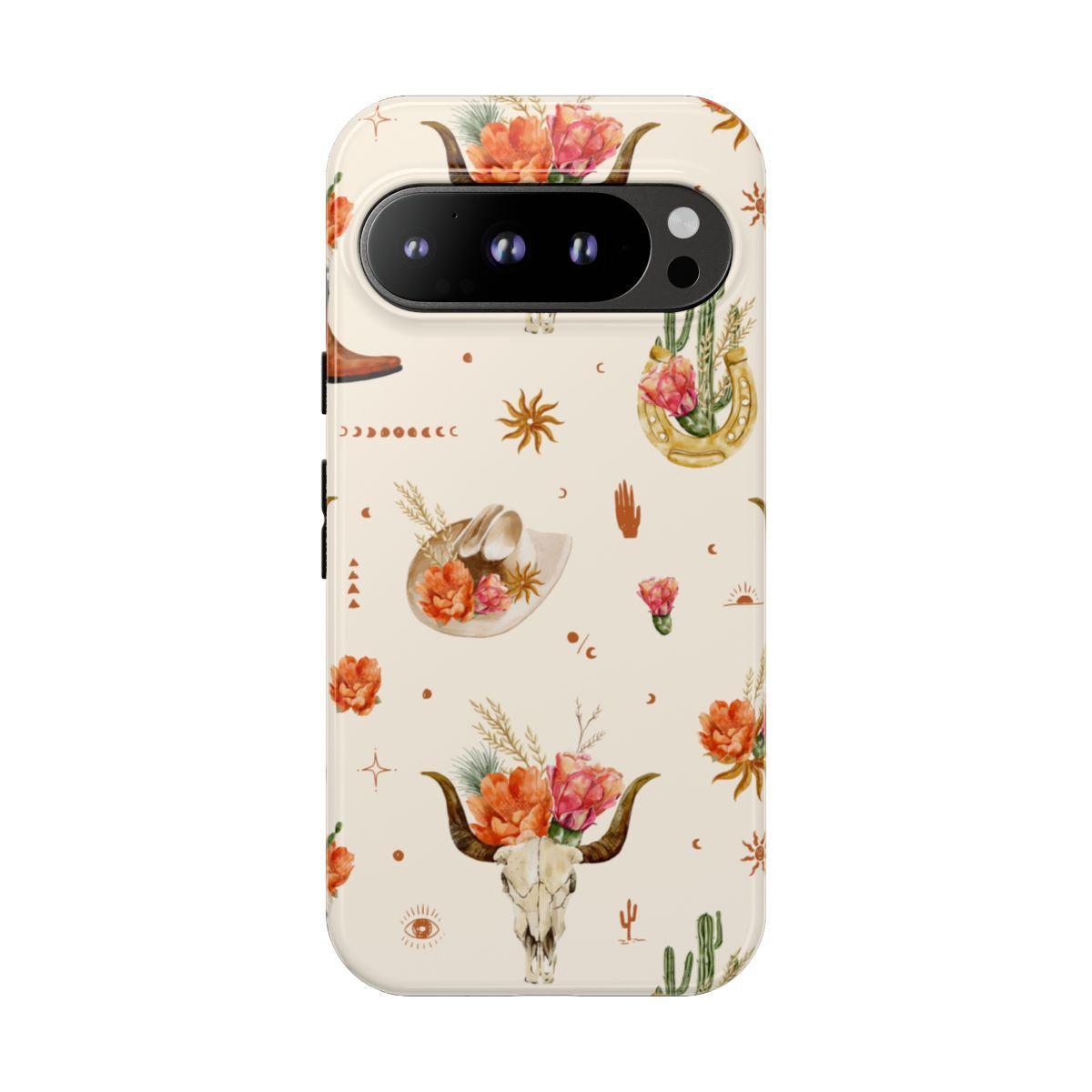 Western Floral Tough Case