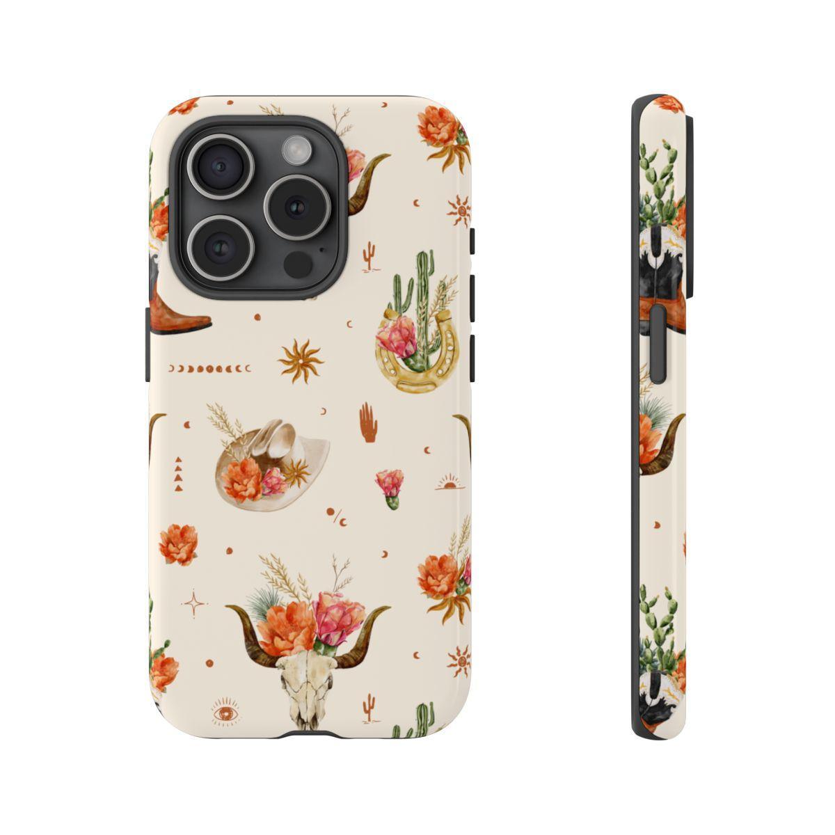 Western Floral Tough Case