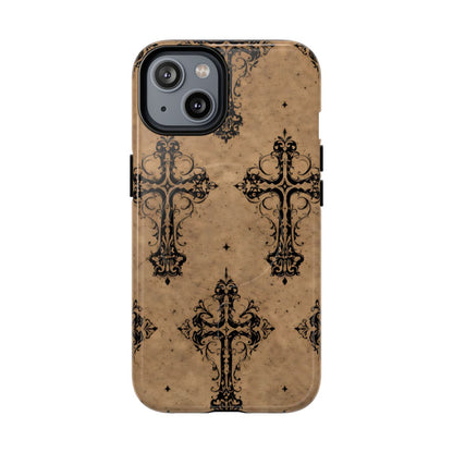 Western Gothic Crosses Magnetic Case