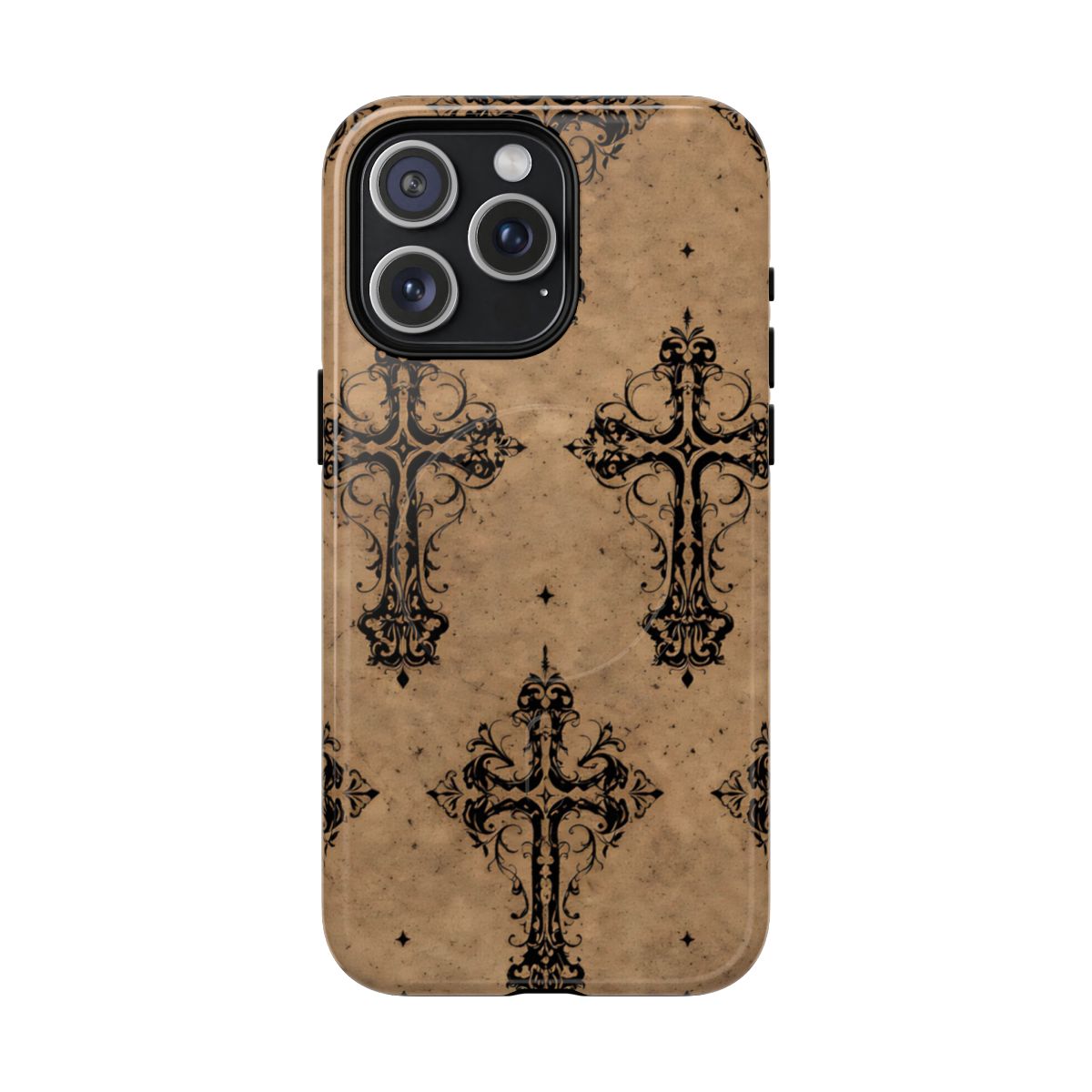 Western Gothic Crosses Magnetic Case