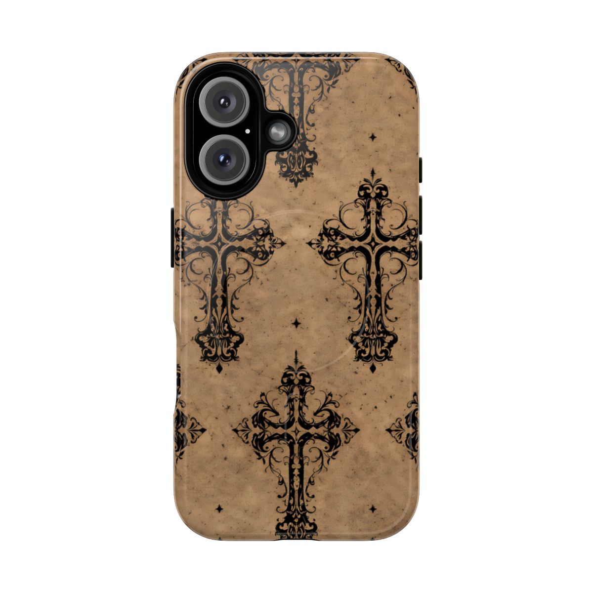 Western Gothic Crosses Magnetic Case