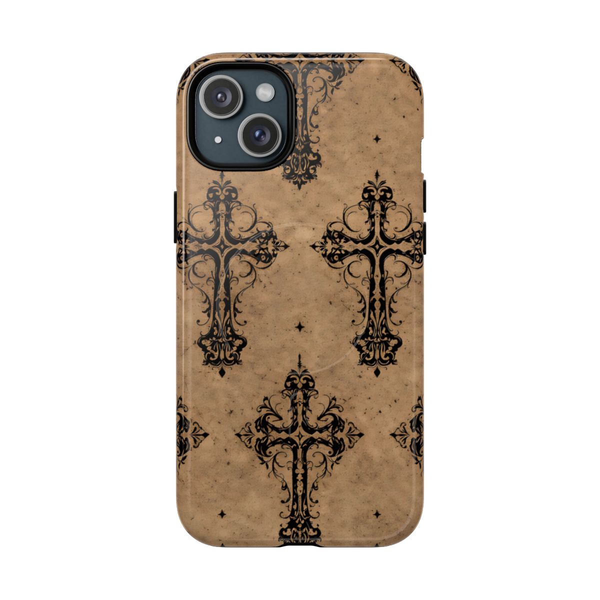 Western Gothic Crosses Magnetic Case