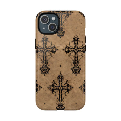 Western Gothic Crosses Magnetic Case