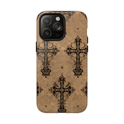 Western Gothic Crosses Magnetic Case