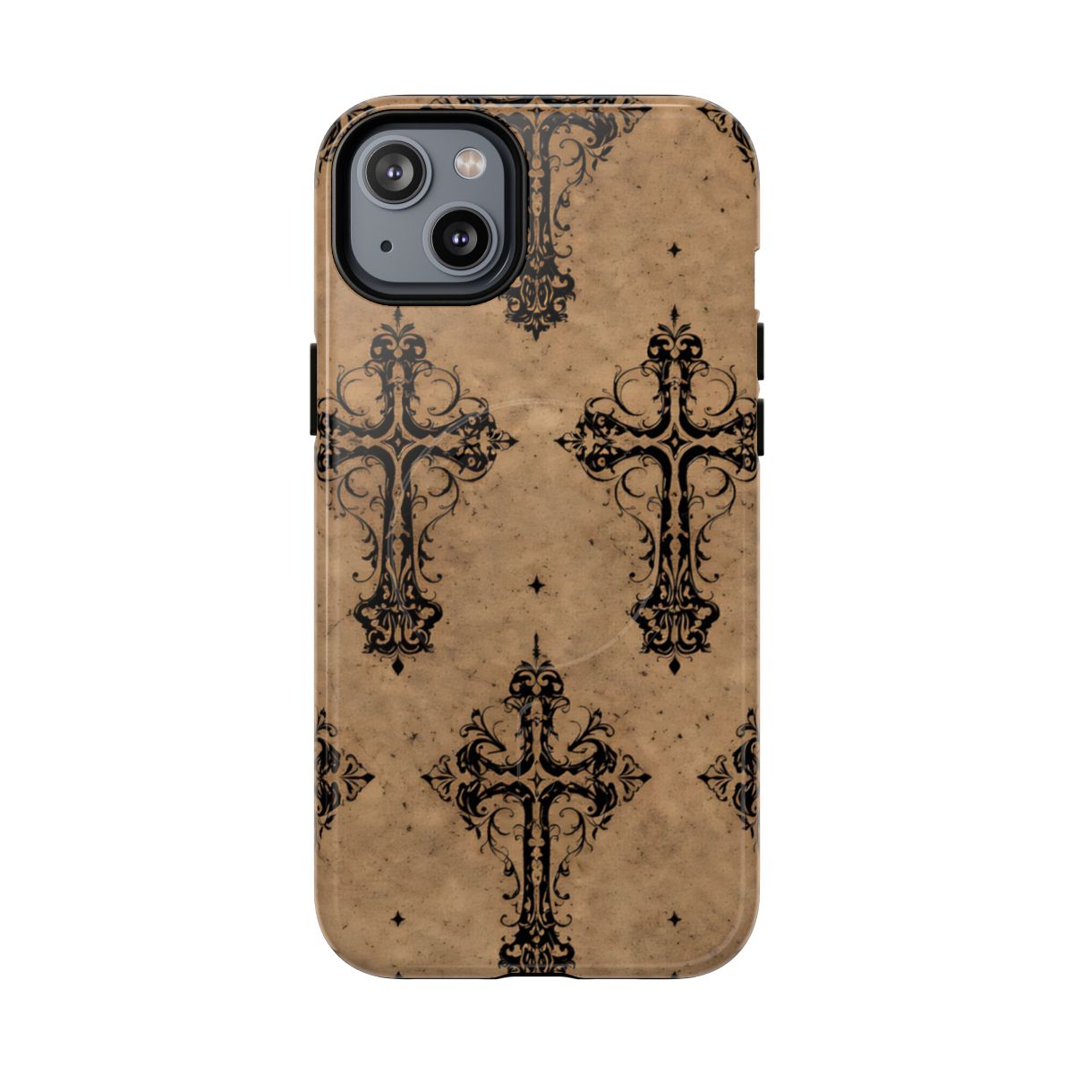 Western Gothic Crosses Magnetic Case