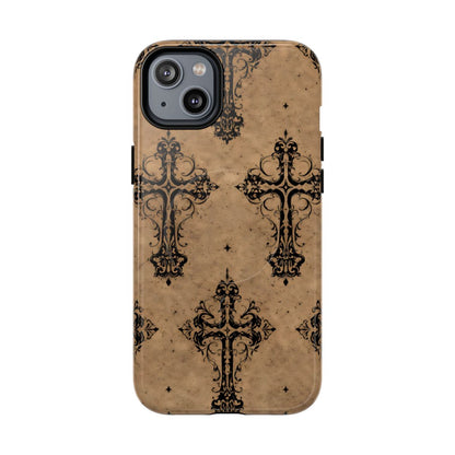 Western Gothic Crosses Magnetic Case