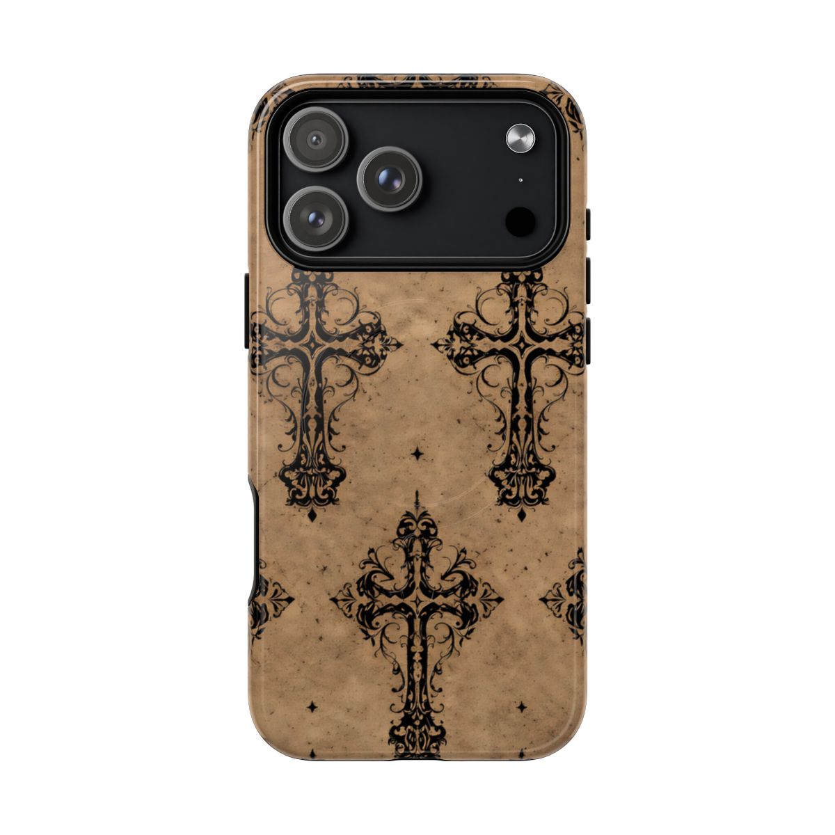 Western Gothic Crosses Magnetic Case