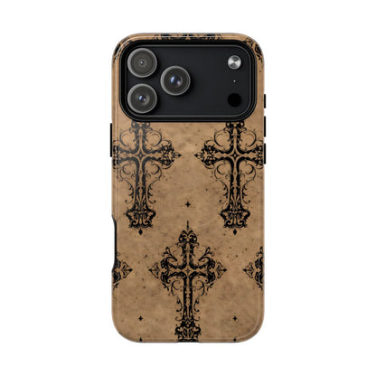 Western Gothic Crosses Magnetic Case