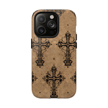 Western Gothic Crosses Magnetic Case