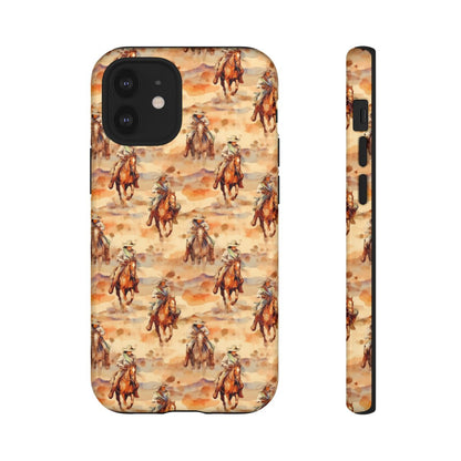 Western Horse Pattern Tough Case