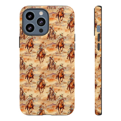 Western Horse Pattern Tough Case